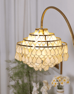 Lumière Shell Floor Lamp with Mother-of-Pearl Shade