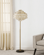 Lumière Shell Floor Lamp with Mother-of-Pearl Shade