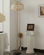 Lumière Shell Floor Lamp with Mother-of-Pearl Shade