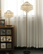 Lumière Shell Floor Lamp with Mother-of-Pearl Shade