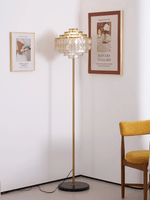 Lumière Shell Floor Lamp with Mother-of-Pearl Shade