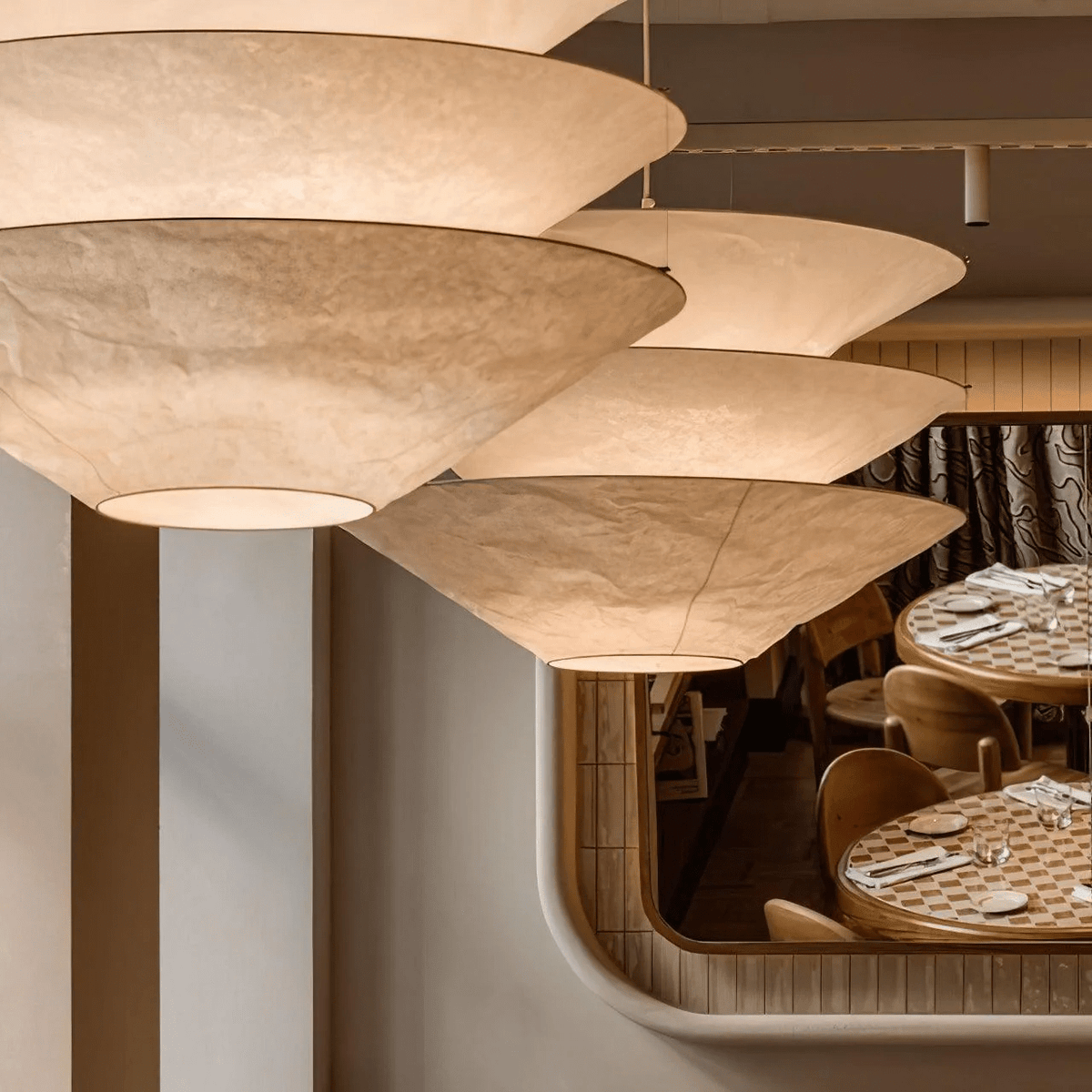 Kazu Cone Pendant Light – Modern Tyvek Paper Pendant Lamp