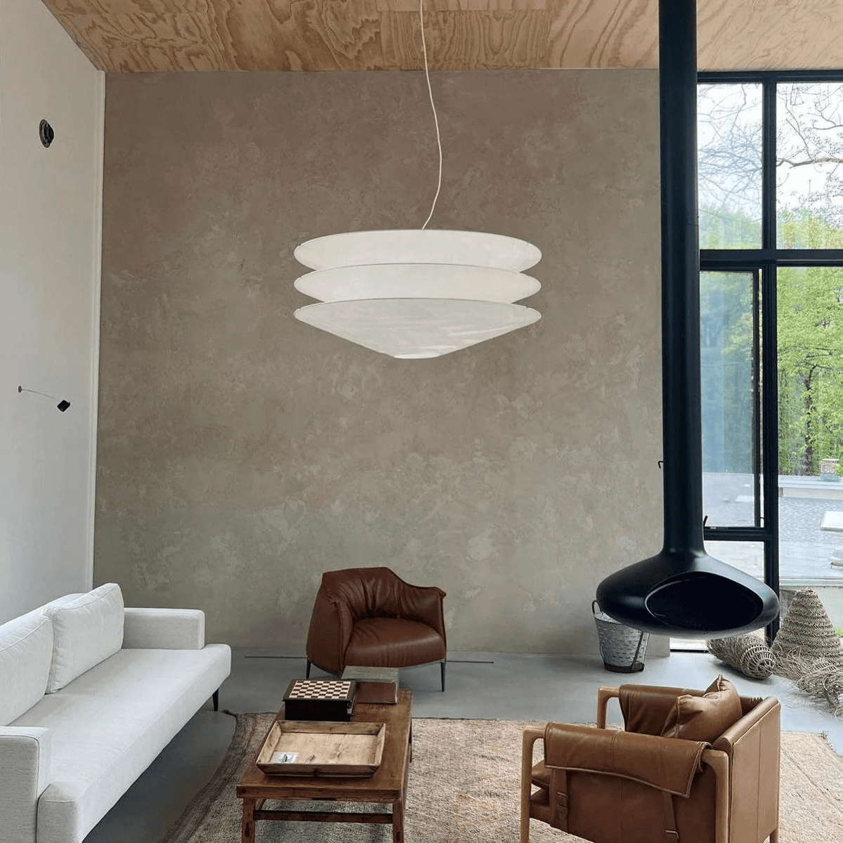Kazu Cone Pendant Light – Modern Tyvek Paper Pendant Lamp