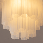 Art Glass Star Ceiling Light in Champagne Gold | Murano-Style Flush Mount