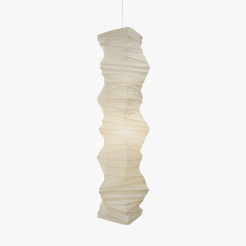 Washi Paper Pendant Light – Handcrafted Japanese Rice Paper Shade