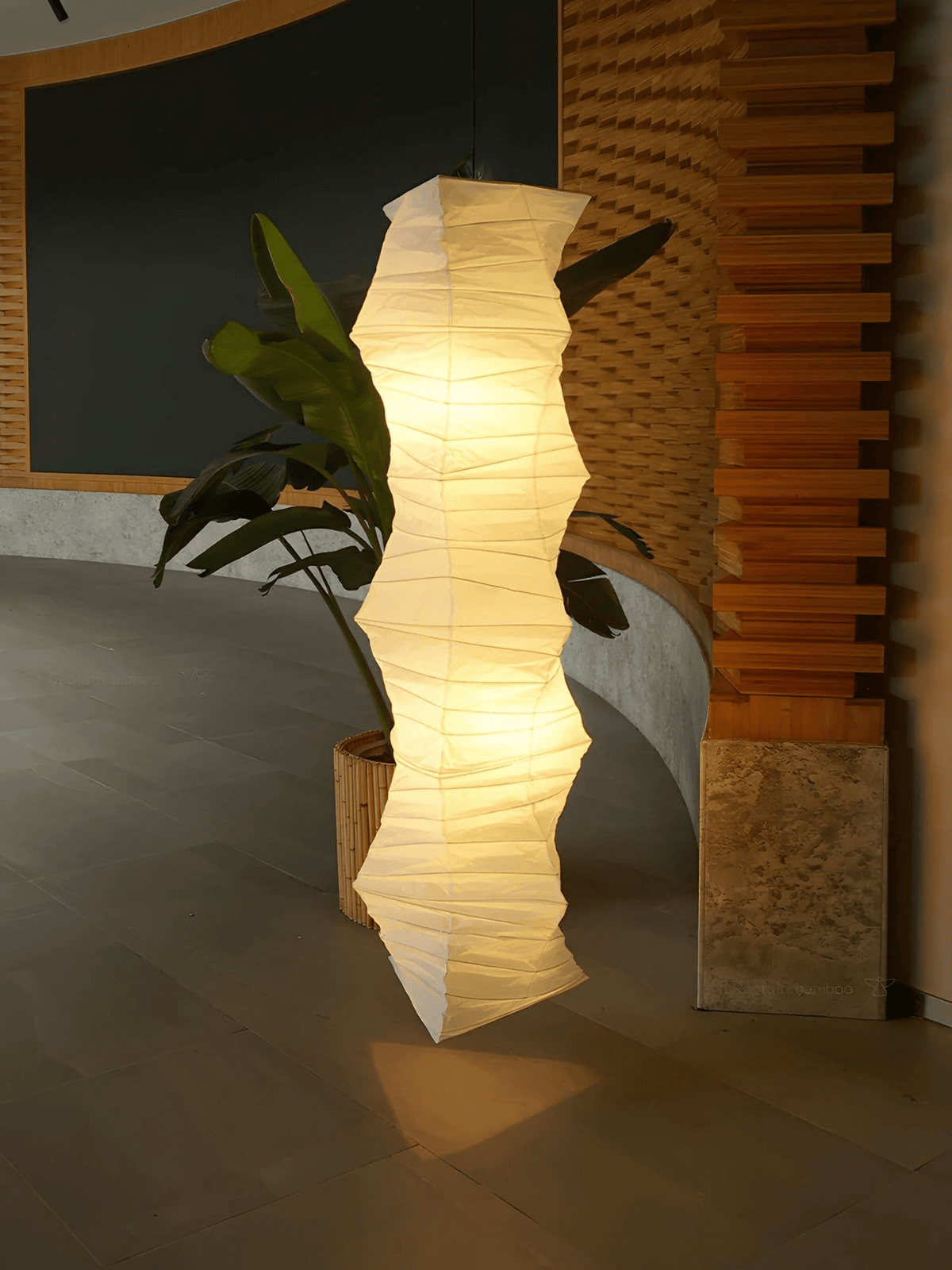 Washi Paper Pendant Light – Handcrafted Japanese Rice Paper Shade