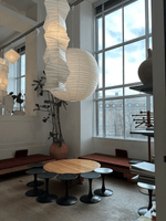 Washi Paper Pendant Light – Handcrafted Japanese Rice Paper Shade