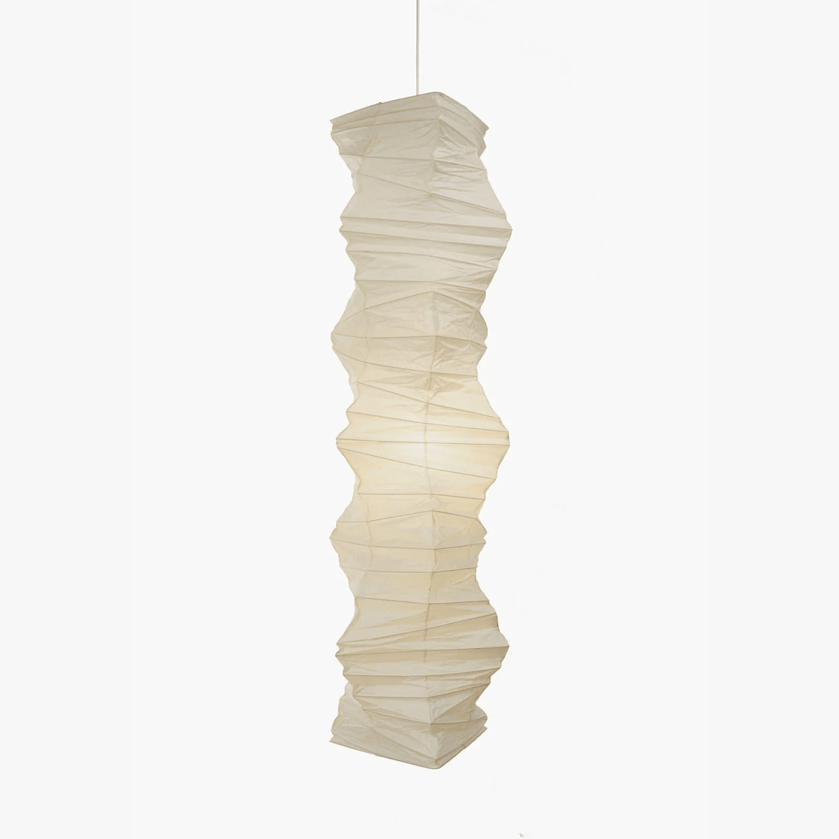 Washi Paper Pendant Light – Handcrafted Japanese Rice Paper Shade