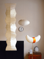 Washi Paper Pendant Light – Handcrafted Japanese Rice Paper Shade