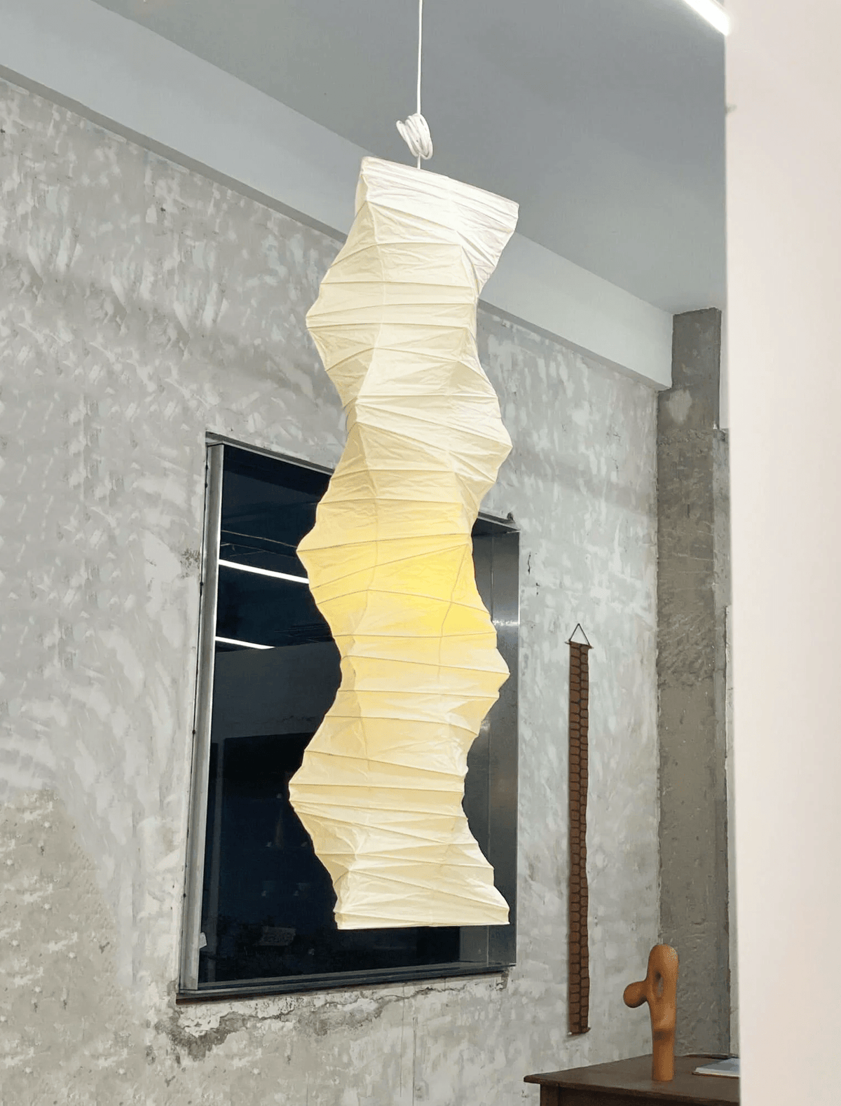 Washi Paper Swag Pendant Light – Handcrafted Japanese Lantern for Modern Interiors