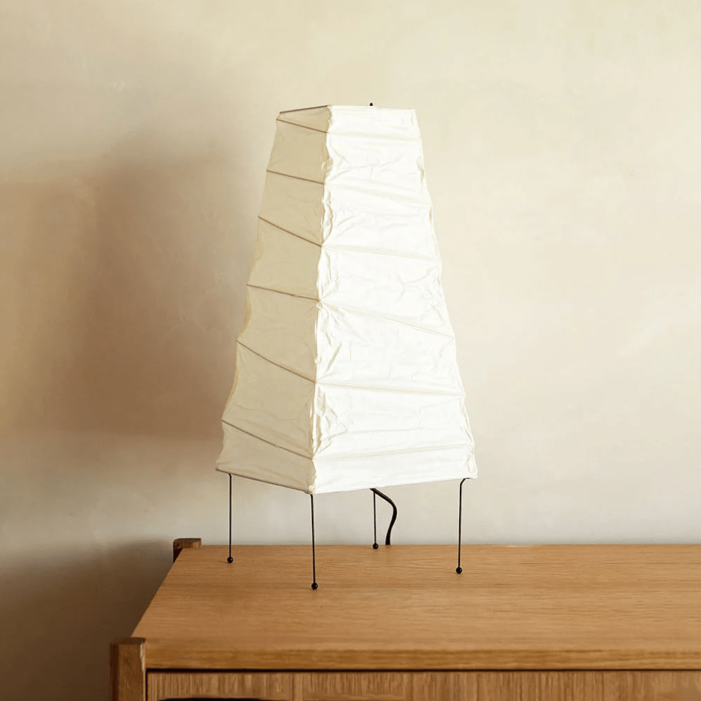 Washi Paper Table Lamp – Handcrafted Japanese Modern Lighting