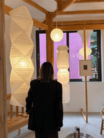 Washi Paper Pendant Light – Handcrafted Japanese Lantern for Serene Interiors