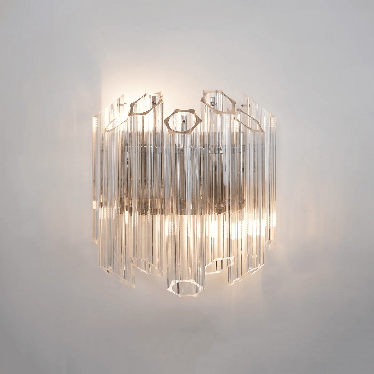 Palermo Clear Glass Wall Sconce | Hand-Blown Modern Luxury Lighting