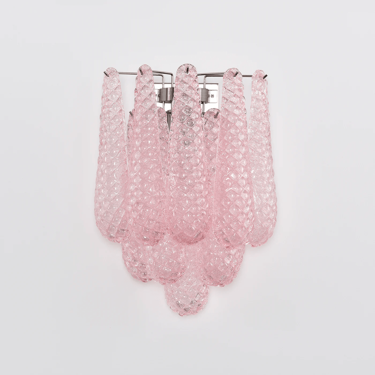 Lagoon Bloom Wall Sconce – Hand-Blown Glass Floral Wall Light for Modern Interiors