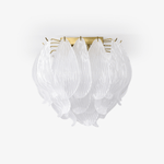 Tuliva Glass Ceiling Light – Modern Flush Mount for Living & Dining