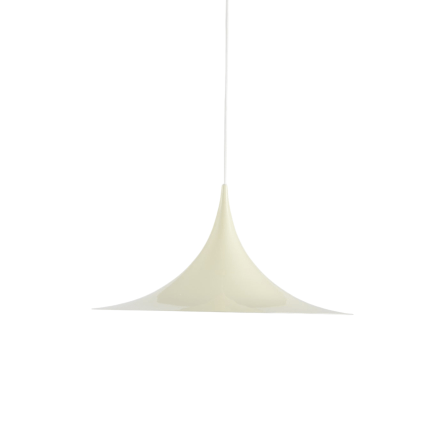 Semi Arch Pendant Light – Designer Aluminum Swag Lamp for Dining & Living Spaces