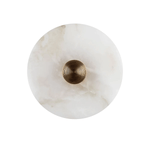 Nayra Alabaster Wall Sconce – Sculpted LED Wall Light in Natural Stone