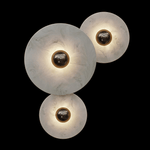 Nayra Alabaster Wall Sconce – Sculpted LED Wall Light in Natural Stone
