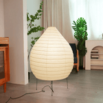 Washi Paper Floor Lamp – Handcrafted Rice Paper Lantern for Modern Interiors