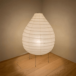Washi Paper Floor Lamp – Handcrafted Rice Paper Lantern for Modern Interiors