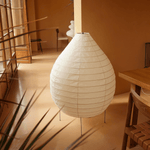 Washi Paper Floor Lamp – Handcrafted Rice Paper Lantern for Modern Interiors