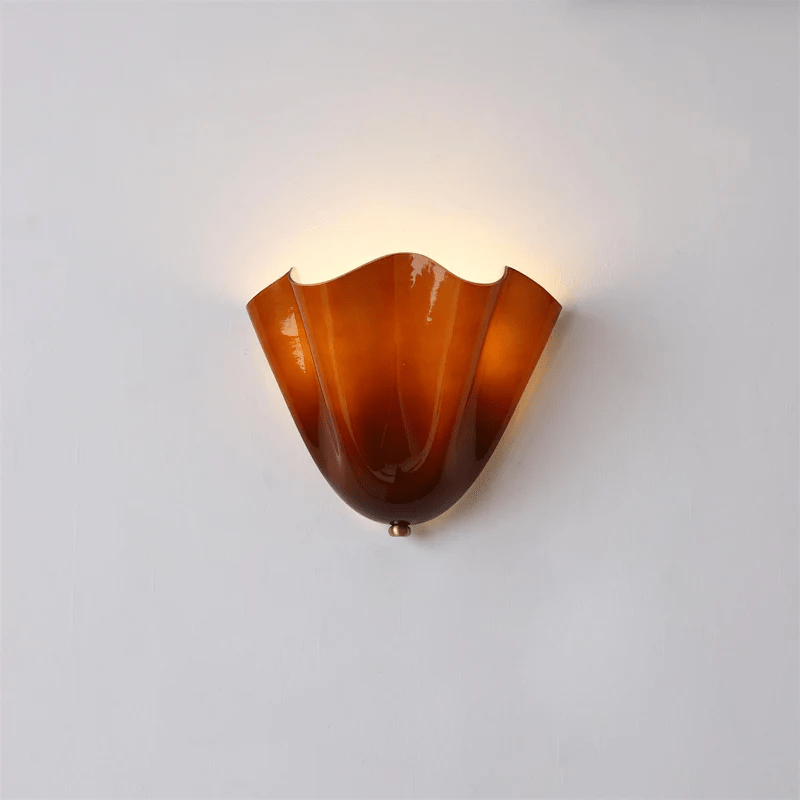 Petalia Sculptural Glass Wall Sconce | Modern Organic Lighting