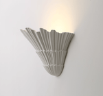 Marina Shell Wall Sconce – Sculptural Coastal Light in White