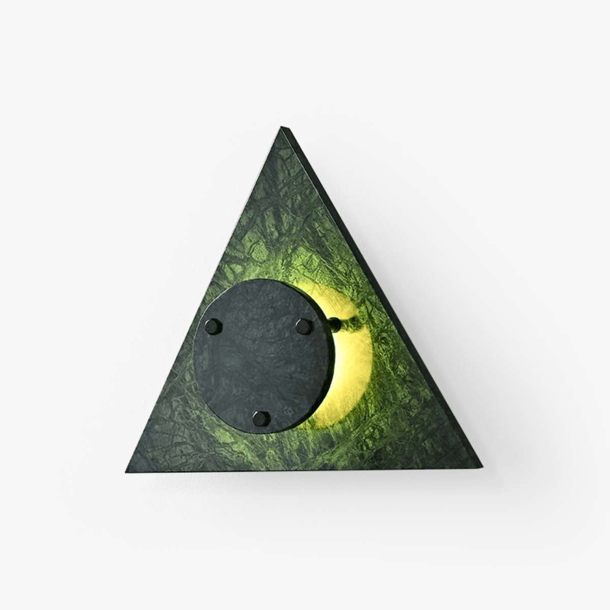 Virida Sculptural Marble Wall Sconce with Integrated LED