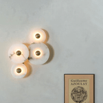 Nayra Alabaster Wall Sconce – Sculpted LED Wall Light in Natural Stone