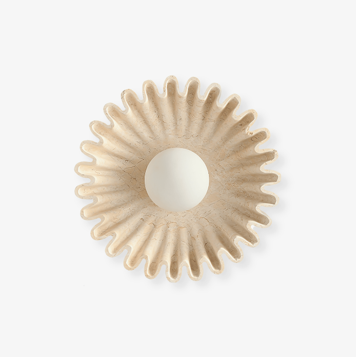 Solora Flora Wall Sconce in Natural Marble for Modern Interiors