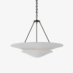 Orvus Cloud Pendant Light — Sculptural Plaster & Metal Ceiling Lamp