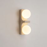 Cirra Travertine Wall Sconce — Sculptural Stone Ambient Lighting
