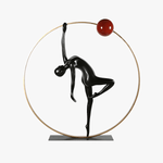 Balance Sculpture Floor Ornament – Modern Art Deco Decor