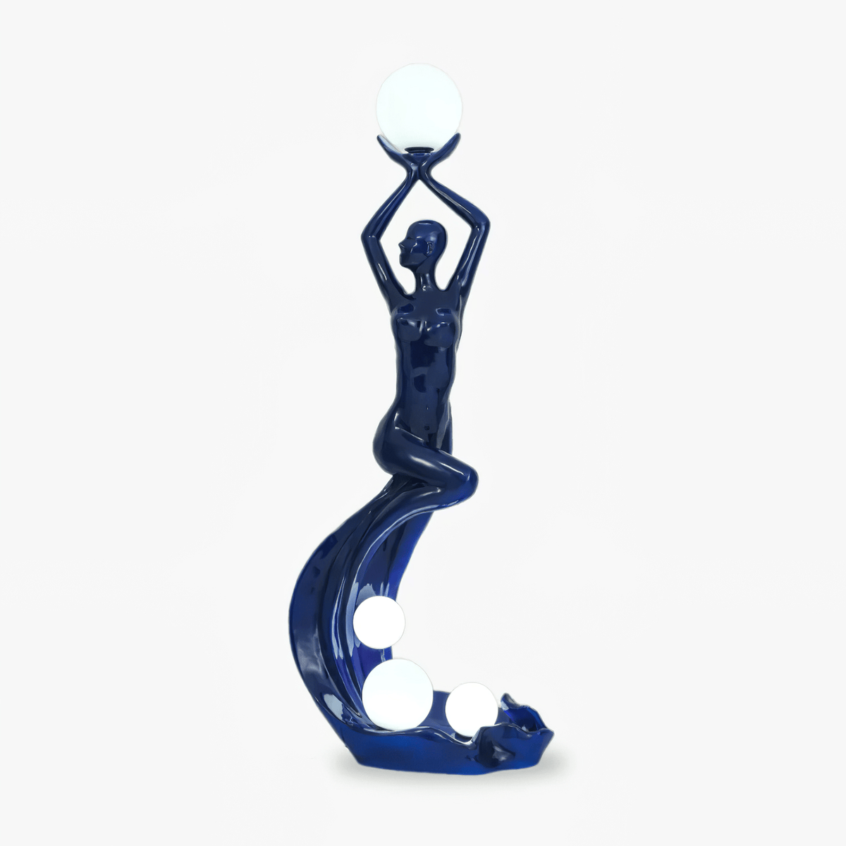 Mermaid Sculpture Floor Lamp – 6.5 Ft Figurative LED Floor Light