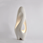 Sculptural White Floor Lamp for Modern Interiors | Ambient Lighting