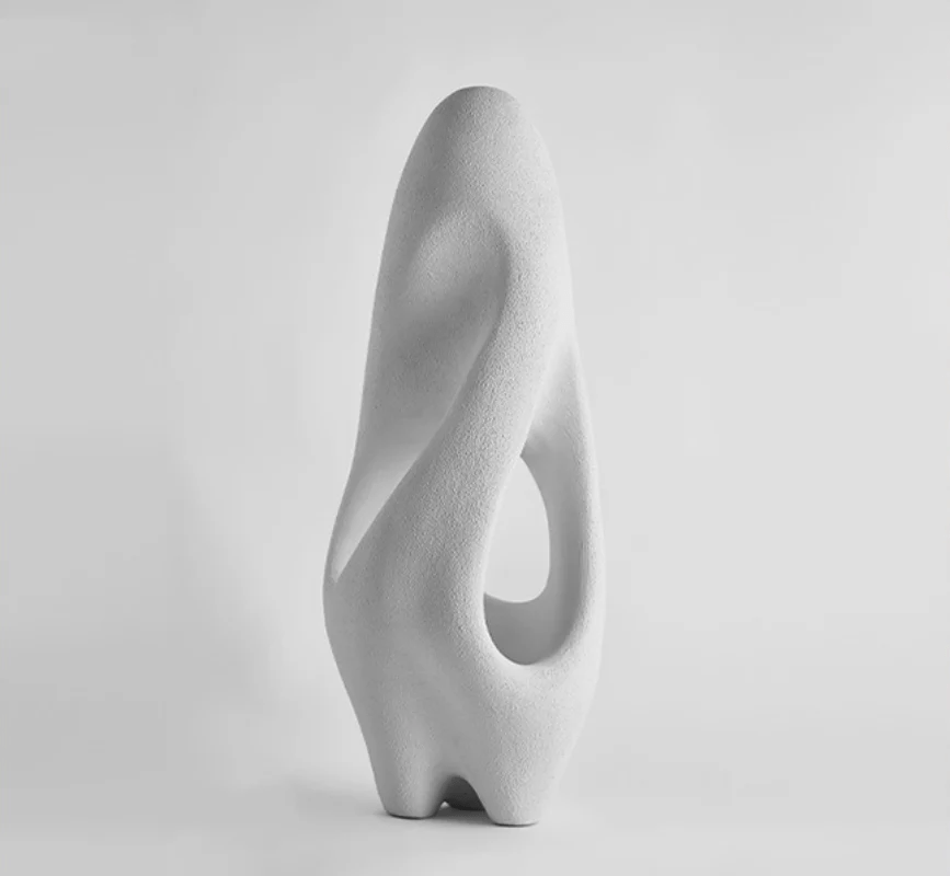 Sculptural White Floor Lamp for Modern Interiors | Ambient Lighting