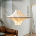 Caela Silk Pendant Light – Modern Minimalist Hanging Lamp for Dining & Living Room