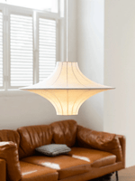 Caela Silk Pendant Light – Modern Minimalist Hanging Lamp for Dining & Living Room
