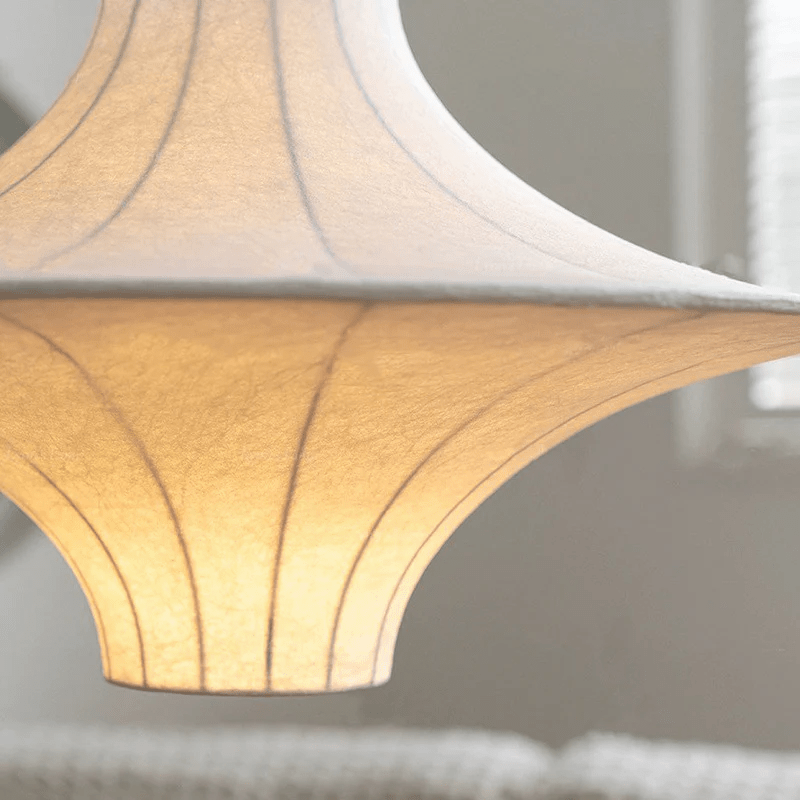 Caela Silk Pendant Light – Modern Minimalist Hanging Lamp for Dining & Living Room
