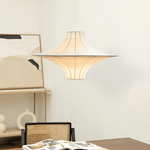 Caela Silk Pendant Light – Modern Minimalist Hanging Lamp for Dining & Living Room