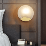 Lasterba Alabaster Wall Sconce in Brass – Modern Illumination for Refined Interiors