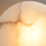 Lasterba Alabaster Wall Sconce in Brass – Modern Illumination for Refined Interiors