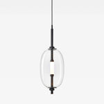 Under Pressure Art Glass Pendant Light with Integrated LED
