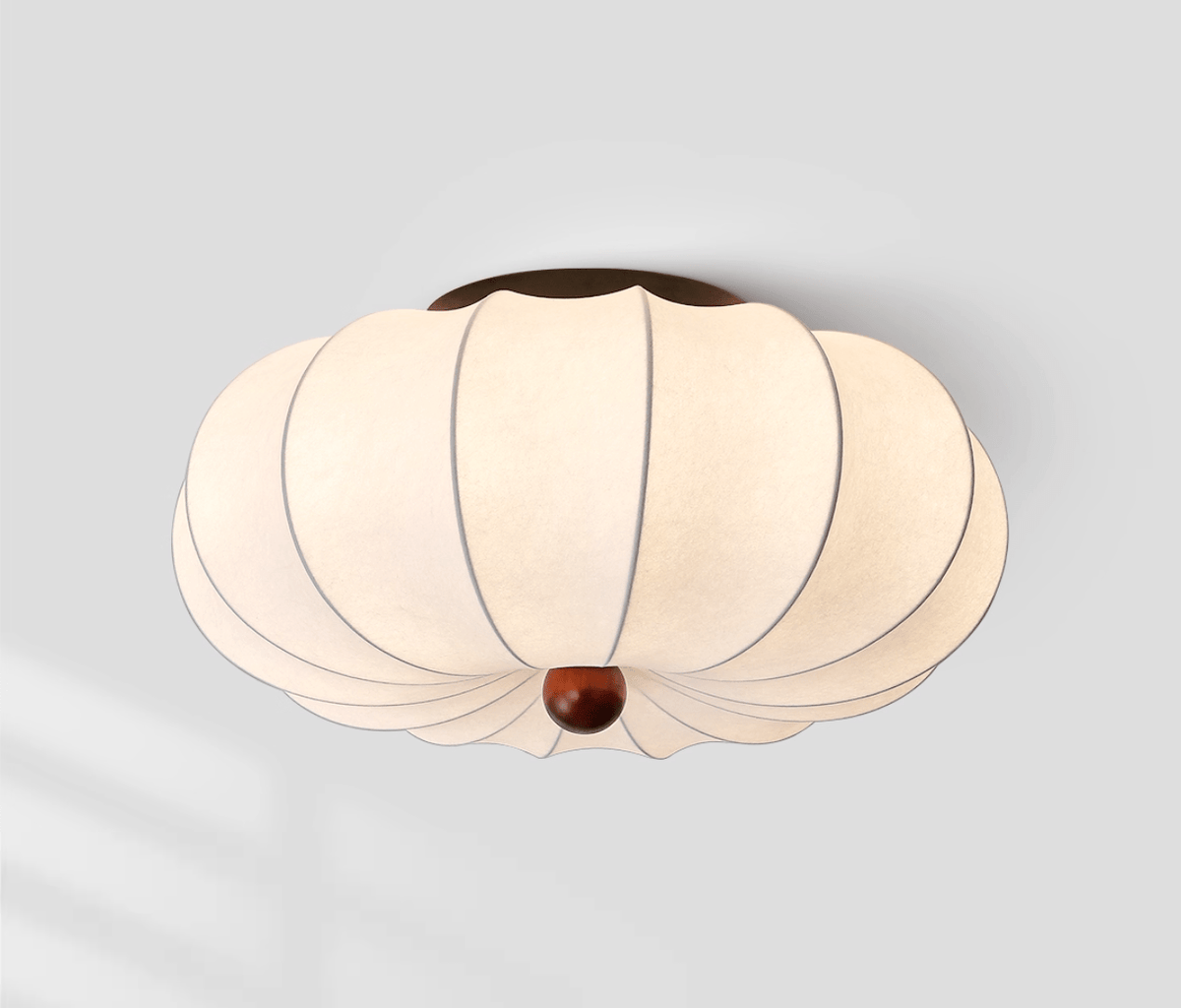 Pompeluna Silk Flush Mount Ceiling Light – Modern Minimalist LED Fixture