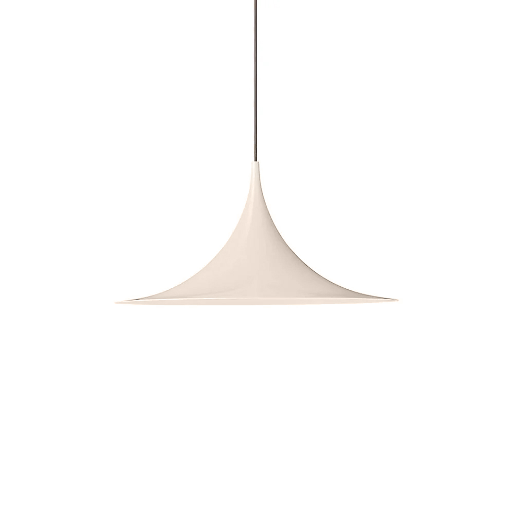 Semi Arch Pendant Light – Designer Aluminum Swag Lamp for Dining & Living Spaces