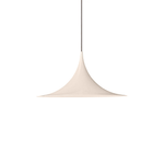 Semi Arch Pendant Light – Designer Aluminum Swag Lamp for Dining & Living Spaces