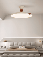 Moondrop Ceiling Light – Modern LED Flush Mount with Terracotta Accents