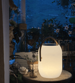 Noria Solar Outdoor Lantern – Portable LED Garden Light with Wood Handle