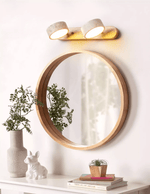 Travertine Duo Cordless LED Wall Sconce with Touch Dimming