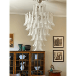 Dravina Glass Petals Pendant Chandelier – Handcrafted Murano-Style Lighting
